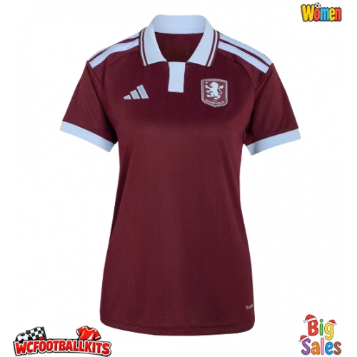 Aston Villa Ibrahim Mbaye #19 Replica Home Stadium Shirt for Women 2026-27 Short Sleeve